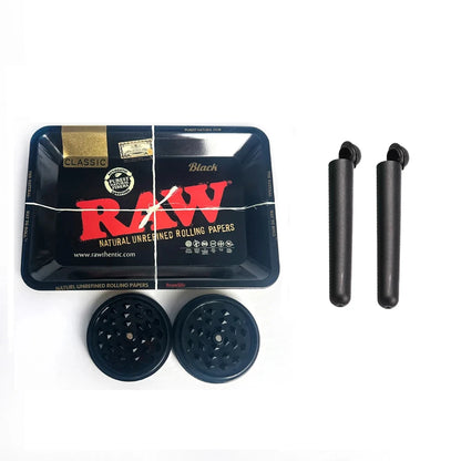 Raw Smoking tray with grinder and joint holder