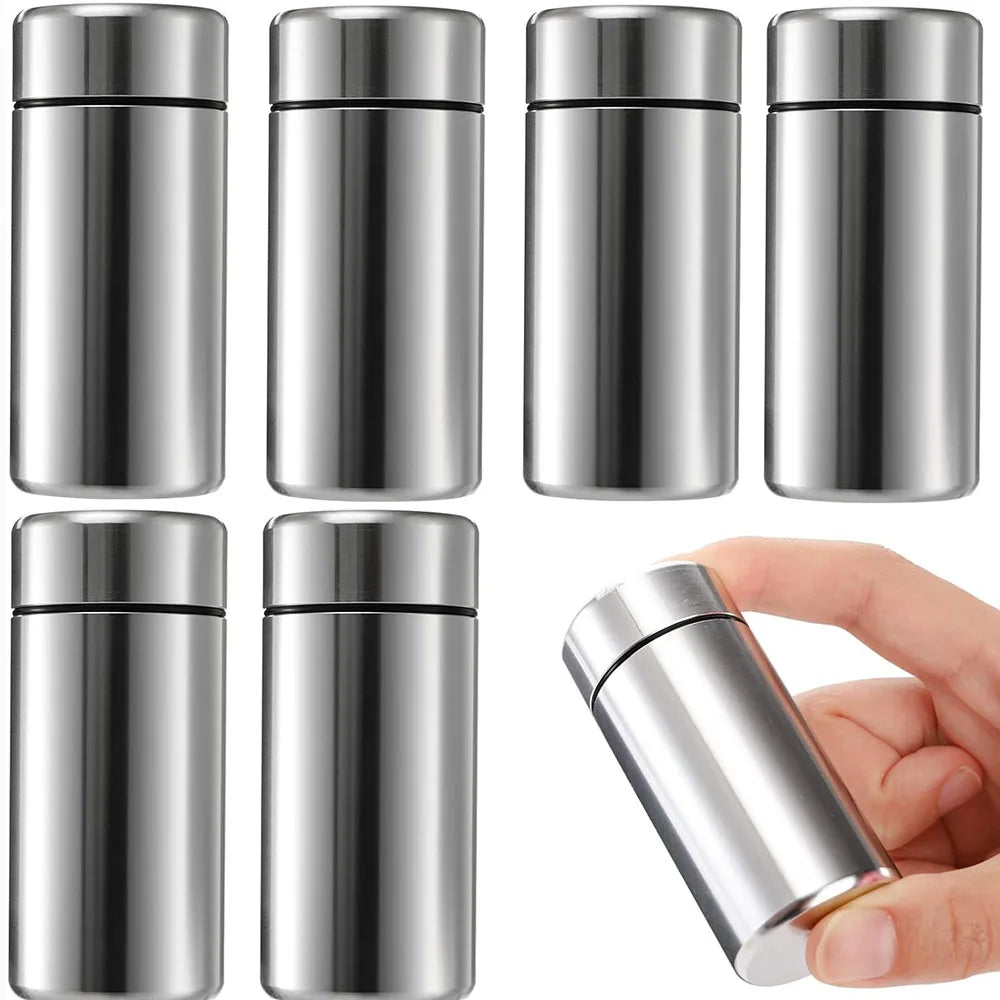 6pc small storage jars with lid