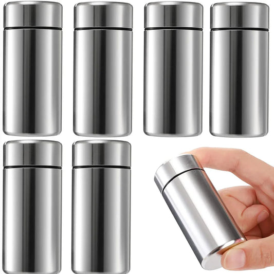 6pc small storage jars with lid