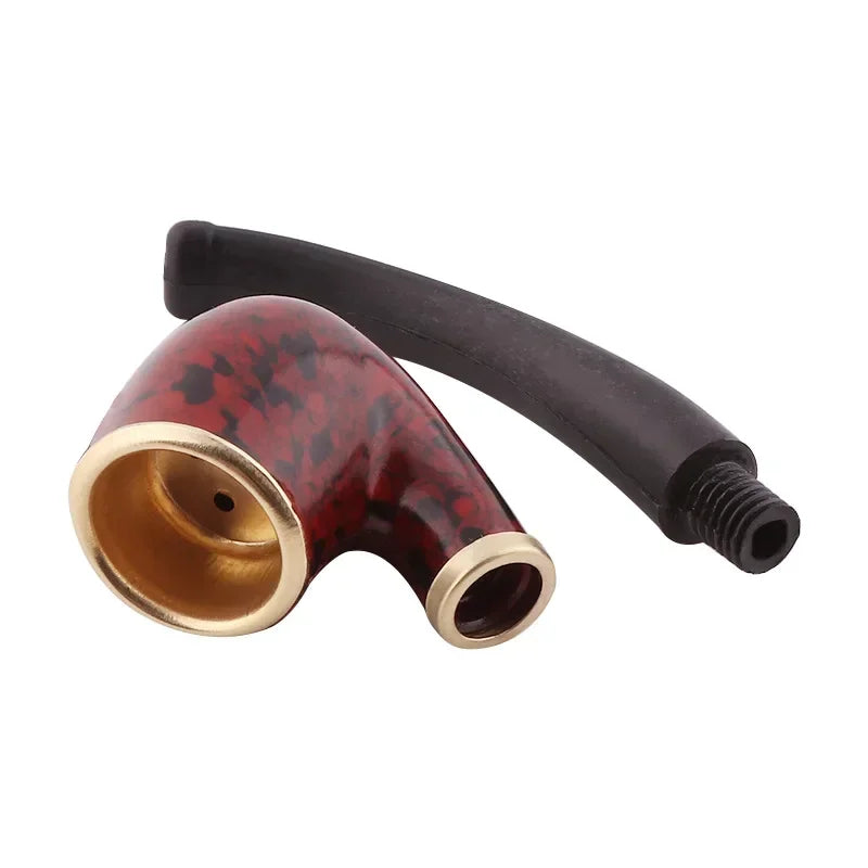 Resin wood pipe