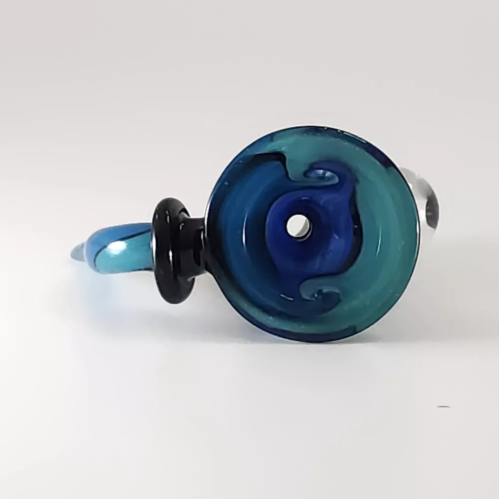 14mm Blue ocean wave slide bowl