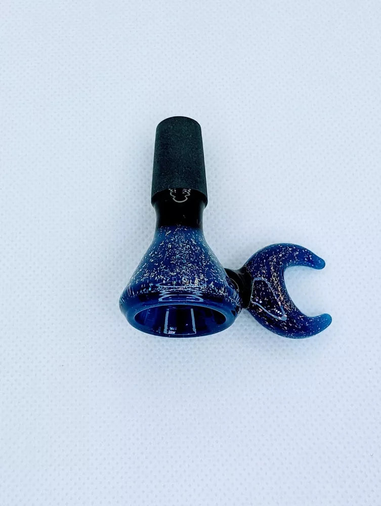 Beatiful blue with stars 14mm bowl