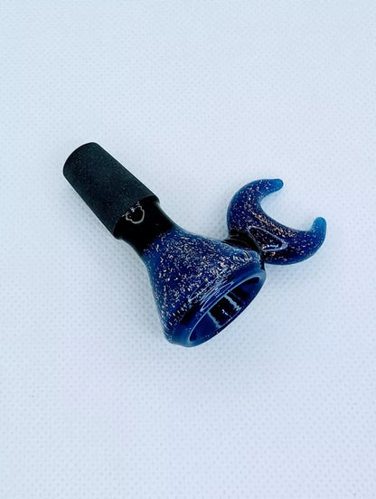 Beatiful blue with stars 14mm bowl