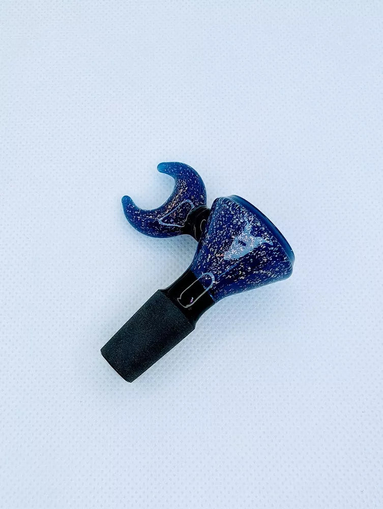 Beatiful blue with stars 14mm bowl