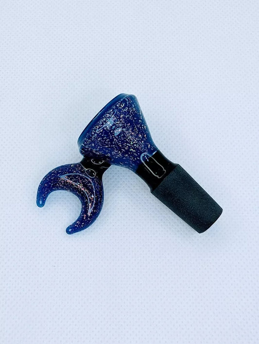 Beatiful blue with stars 14mm bowl