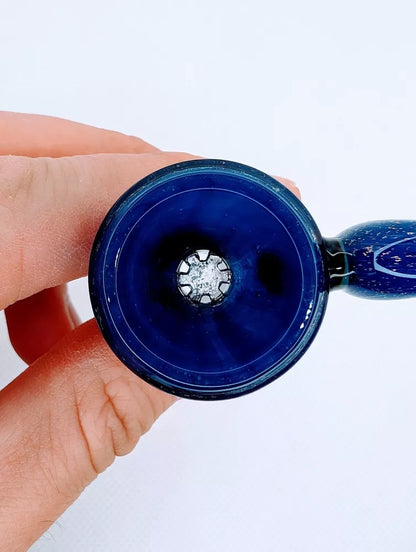 Beatiful blue with stars 14mm bowl